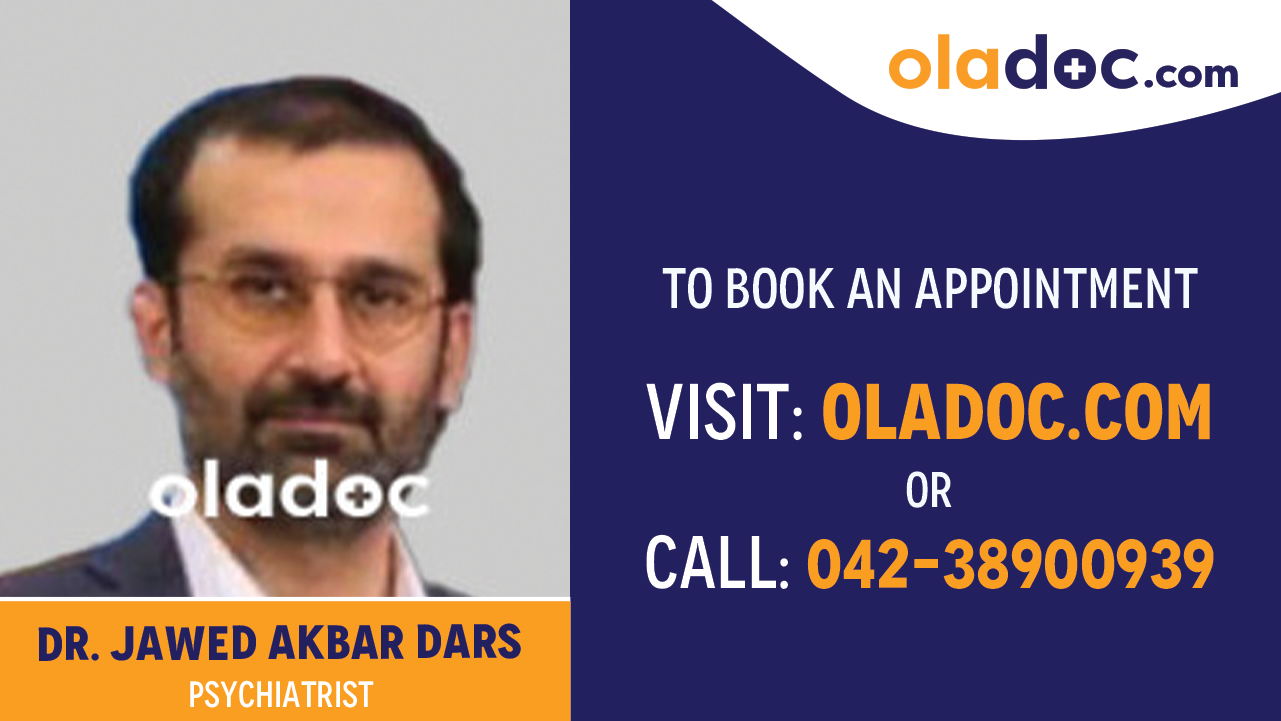 Book appointment with  Dr. Jawed Akbar Dars-best Psychiatrist in Karachi